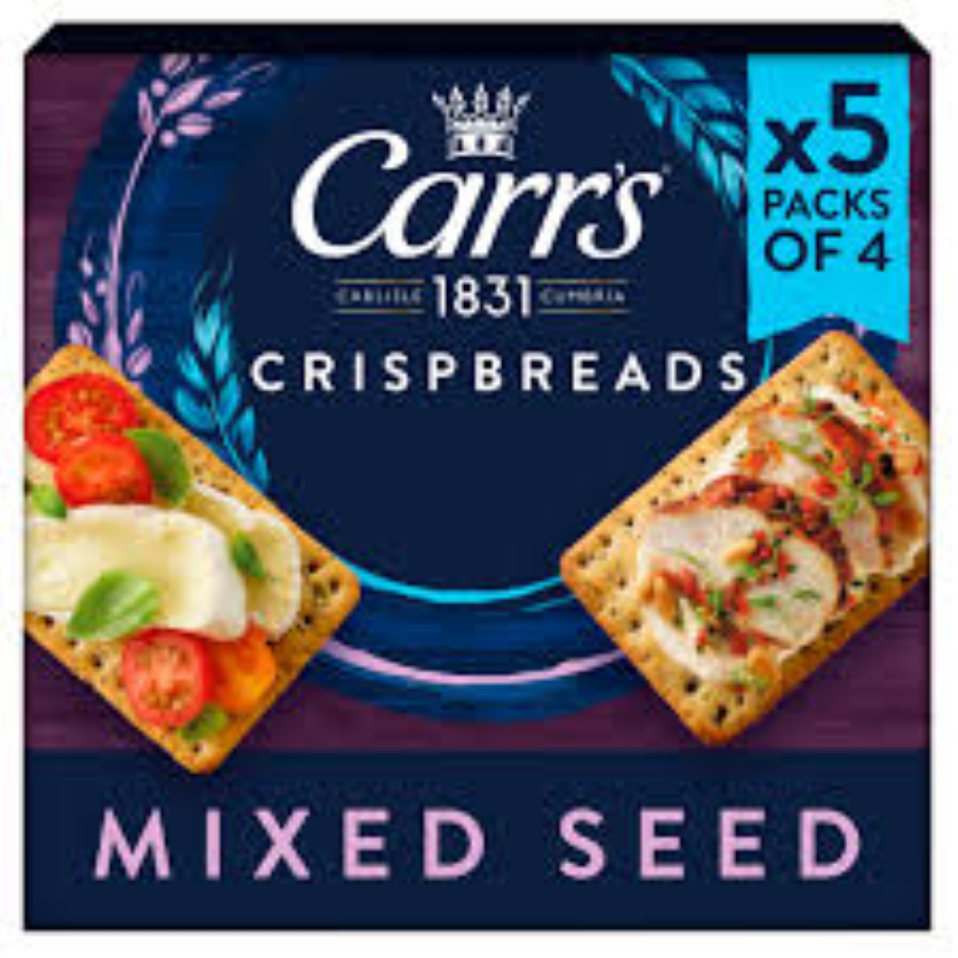 CARRS CRISPBREAD MIXED SEED 190G